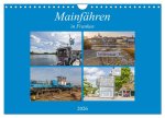 Mainfähren in Franken (Wandkalender 2026 DIN A4 quer), CALVENDO Monatskalender
