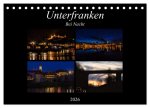 Unterfranken bei Nacht (Tischkalender 2026 DIN A5 quer), CALVENDO Monatskalender