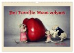 Bei Familie Maus zuhaus (Wandkalender 2026 DIN A3 quer), CALVENDO Monatskalender