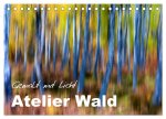 Atelier Wald - gemalt mit Licht (Tischkalender 2026 DIN A5 quer), CALVENDO Monatskalender