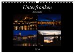 Unterfranken bei Nacht (Wandkalender 2026 DIN A3 quer), CALVENDO Monatskalender