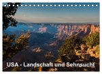 USA - Landschaft und Sehnsucht (Tischkalender 2026 DIN A5 quer), CALVENDO Monatskalender