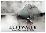 Luftwaffe. Kampfflugzeuge der USA (Wandkalender 2026 DIN A4 quer), CALVENDO Monatskalender