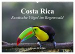 Costa Rica - Exotische Vögel im Regenwald (Wandkalender 2026 DIN A2 quer), CALVENDO Monatskalender