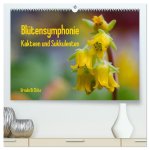 Blütensymphonie - Kakteen und Sukkulenten (hochwertiger Premium Wandkalender 2026 DIN A2 quer), Kunstdruck in Hochglanz