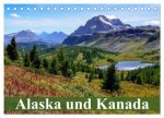 Alaska und Kanada (Tischkalender 2026 DIN A5 quer), CALVENDO Monatskalender