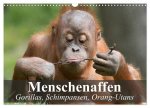 Menschenaffen. Gorillas, Schimpansen, Orang-Utans (Wandkalender 2026 DIN A3 quer), CALVENDO Monatskalender