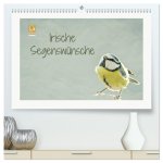 Irische Segenswünsche (hochwertiger Premium Wandkalender 2026 DIN A2 quer), Kunstdruck in Hochglanz