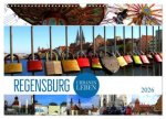 REGENSBURG - urbanes Leben (Wandkalender 2026 DIN A3 quer), CALVENDO Monatskalender