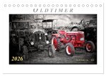 Oldtimer - nostalgische Traktoren und Lastwagen (Tischkalender 2026 DIN A5 quer), CALVENDO Monatskalender
