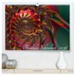 Fraktale Schönheit 2026 (hochwertiger Premium Wandkalender 2026 DIN A2 quer), Kunstdruck in Hochglanz