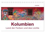 Kolumbien - Land der Farben und des Lichts (Tischkalender 2026 DIN A5 quer), CALVENDO Monatskalender
