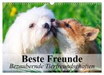 Beste Freunde - Bezaubernde Tierfreundschaften (Wandkalender 2026 DIN A3 quer), CALVENDO Monatskalender