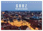 Graz - Metropole der Steiermark (Tischkalender 2026 DIN A5 quer), CALVENDO Monatskalender