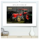 Oldtimer - Trecker Liebe (hochwertiger Premium Wandkalender 2026 DIN A2 quer), Kunstdruck in Hochglanz