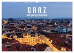 Graz - Metropole der Steiermark (Wandkalender 2026 DIN A2 quer), CALVENDO Monatskalender