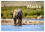 Alaska 2026 Wildes Land am Ende der Welt (Tischkalender 2026 DIN A5 quer), CALVENDO Monatskalender