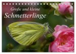 Große und kleine Schmetterlinge (Tischkalender 2026 DIN A5 quer), CALVENDO Monatskalender