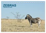 Zebras - Faszination der Streifen (Tischkalender 2026 DIN A5 quer), CALVENDO Monatskalender