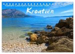 Kroatien - Traumhafte Landschaften und faszinierende Städte (Tischkalender 2026 DIN A5 quer), CALVENDO Monatskalender