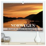 Norwegen - Im Land der Sagen, Mythen und Trolle (hochwertiger Premium Wandkalender 2026 DIN A2 quer), Kunstdruck in Hochglanz