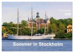 Sommer in Stockholm 2026 (Tischkalender 2026 DIN A5 quer), CALVENDO Monatskalender