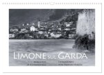 Limone sul Garda schwarzweiß (Wandkalender 2026 DIN A3 quer), CALVENDO Monatskalender