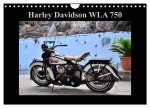 Harley Davidson WLA 750 (Wandkalender 2026 DIN A4 quer), CALVENDO Monatskalender