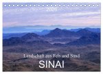 Sinai - Landschaft aus Fels und Sand (Tischkalender 2026 DIN A5 quer), CALVENDO Monatskalender
