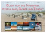 Blick auf die Halbinsel Fischland, Darß und Zingst (Tischkalender 2026 DIN A5 quer), CALVENDO Monatskalender