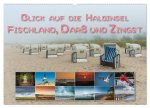 Blick auf die Halbinsel Fischland, Darß und Zingst (Wandkalender 2026 DIN A2 quer), CALVENDO Monatskalender