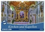 Kirchen und Kapellen (Wandkalender 2026 DIN A4 quer), CALVENDO Monatskalender