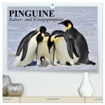 Pinguine - Kaiser- und Königspinguine (hochwertiger Premium Wandkalender 2026 DIN A2 quer), Kunstdruck in Hochglanz