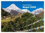Faszination Nepal (Wandkalender 2026 DIN A2 quer), CALVENDO Monatskalender