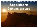 Stockhorn - Über Stock und Stein (Wandkalender 2026 DIN A3 quer), CALVENDO Monatskalender