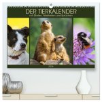 Der Tierkalender mit Zitaten, Weisheiten und Sprüchen (hochwertiger Premium Wandkalender 2026 DIN A2 quer), Kunstdruck in Hochglanz