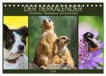 Der Tierkalender mit Zitaten, Weisheiten und Sprüchen (Tischkalender 2026 DIN A5 quer), CALVENDO Monatskalender