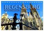 REGENSBURG - Impressionen (Tischkalender 2026 DIN A5 quer), CALVENDO Monatskalender
