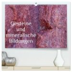 Gesteine und mineralische Bildungen (hochwertiger Premium Wandkalender 2026 DIN A2 quer), Kunstdruck in Hochglanz