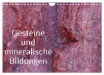Gesteine und mineralische Bildungen (Wandkalender 2026 DIN A4 quer), CALVENDO Monatskalender