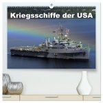 Kriegsschiffe der USA (hochwertiger Premium Wandkalender 2026 DIN A2 quer), Kunstdruck in Hochglanz