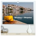 Skiathos + Skopelos (hochwertiger Premium Wandkalender 2026 DIN A2 quer), Kunstdruck in Hochglanz