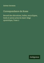 Correspondance de Rome