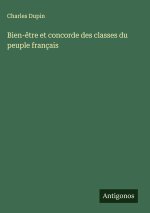 Bien-?tre et concorde des classes du peuple français