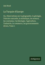 La Turquie d'Europe