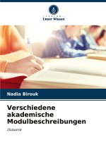 Verschiedene akademische Modulbeschreibungen