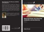 Descripciones de diversos módulos universitarios