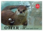 Otter. Frech, laut und clever (Wandkalender 2026 DIN A2 quer), CALVENDO Monatskalender