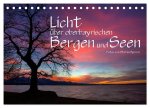 Licht über oberbayrischen Bergen und Seen (Tischkalender 2026 DIN A5 quer), CALVENDO Monatskalender