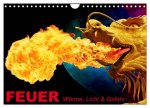 Feuer - Wärme, Licht & Gefahr (Wandkalender 2026 DIN A4 quer), CALVENDO Monatskalender